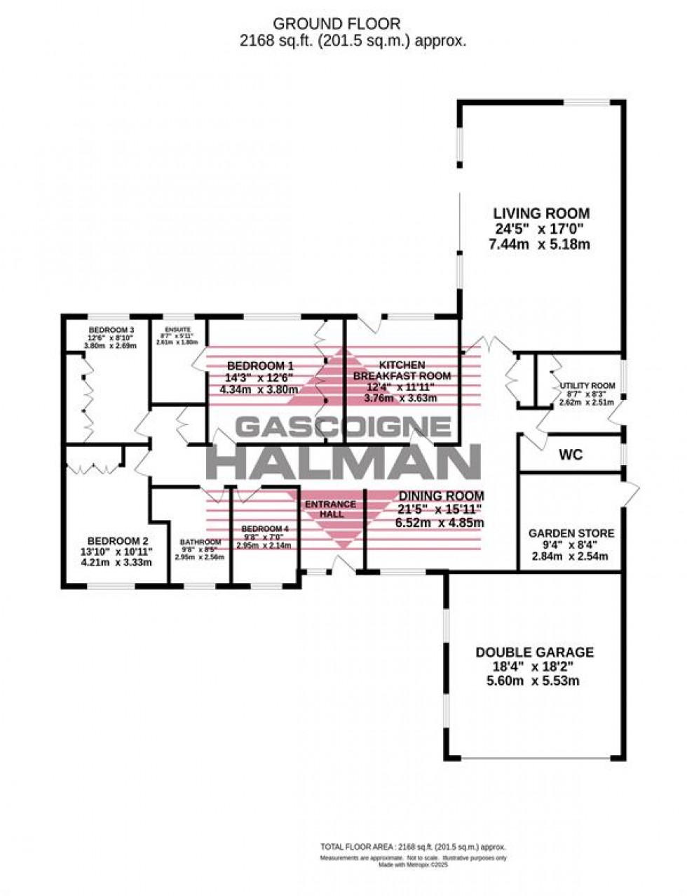 Floorplan for Milverton Drive, Bramhall