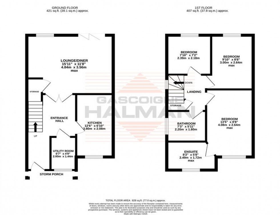 Floorplan for Kerscott Road, Manchester