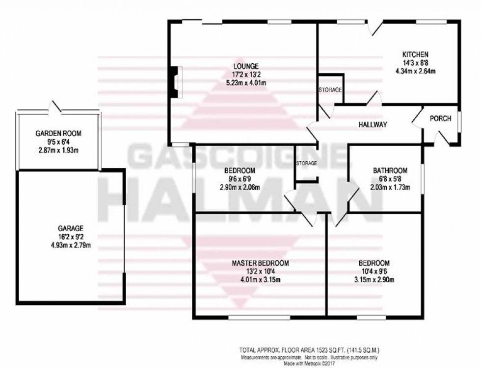 Floorplan for Yeardsley Lane, Furness Vale, High Peak