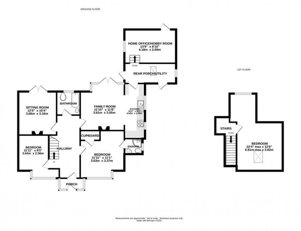 Floorplan for Brooklands Road, Chapel-En-Le-Frith, High Peak