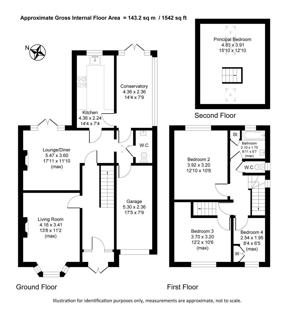 Floorplan for Highfield Road, Lymm