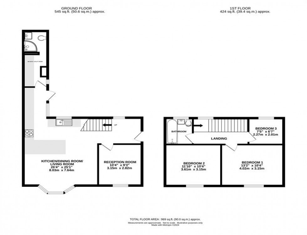 Floorplan for West Way, Holmes Chapel