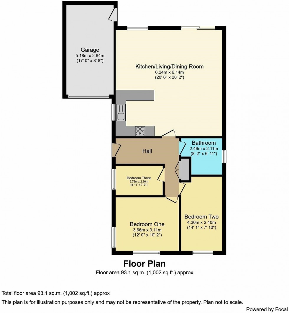 Floorplan for The Crescent, Utkinton, Tarporley