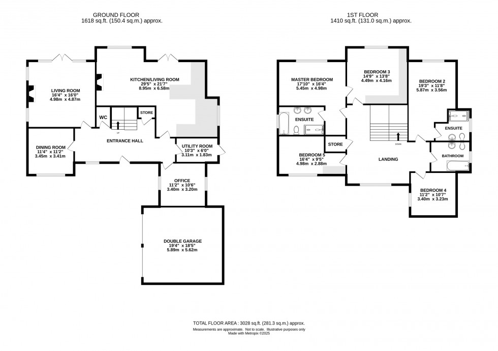 Floorplan for The Sycamores, Manchester Road, Tytherington