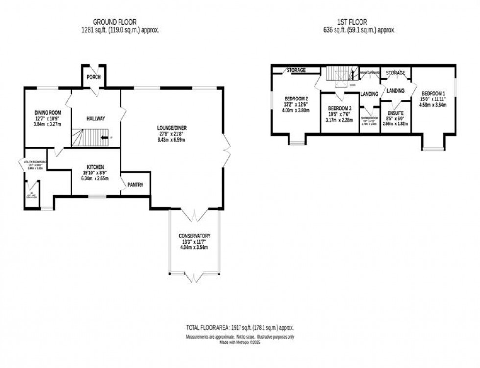 Floorplan for Woodhouse End Road, Gawsworth
