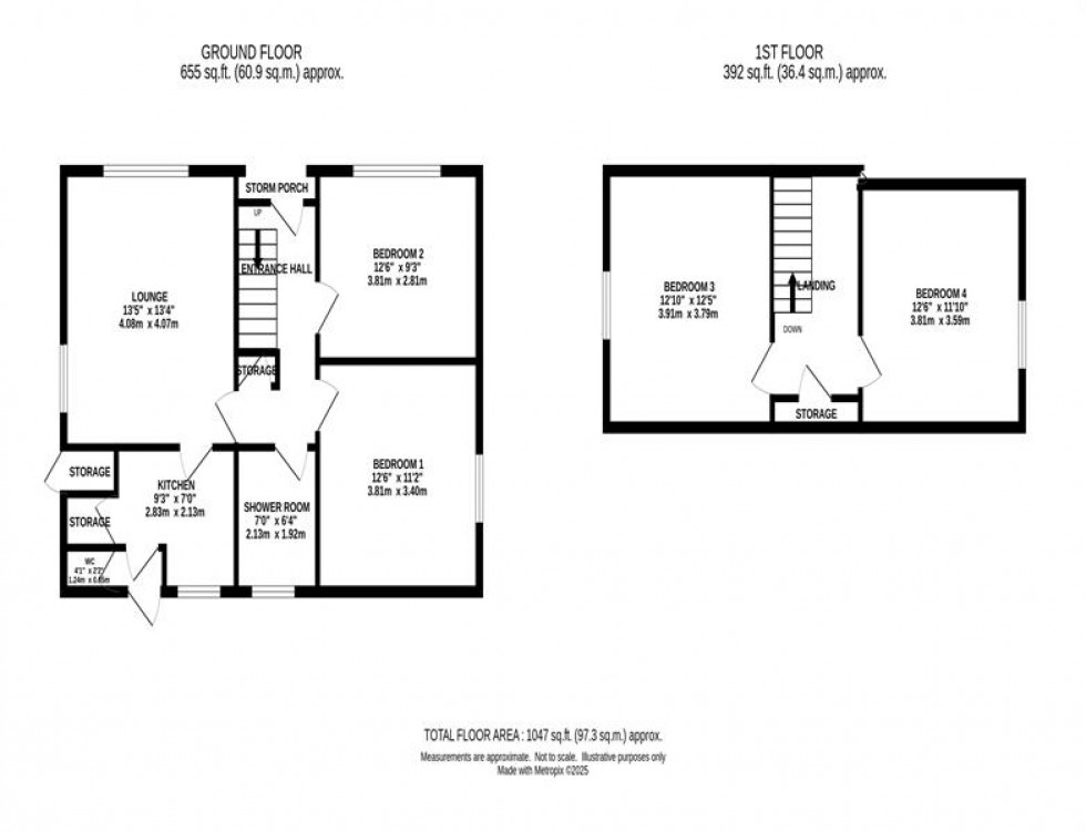 Floorplan for High Street, Bollington, Macclesfield