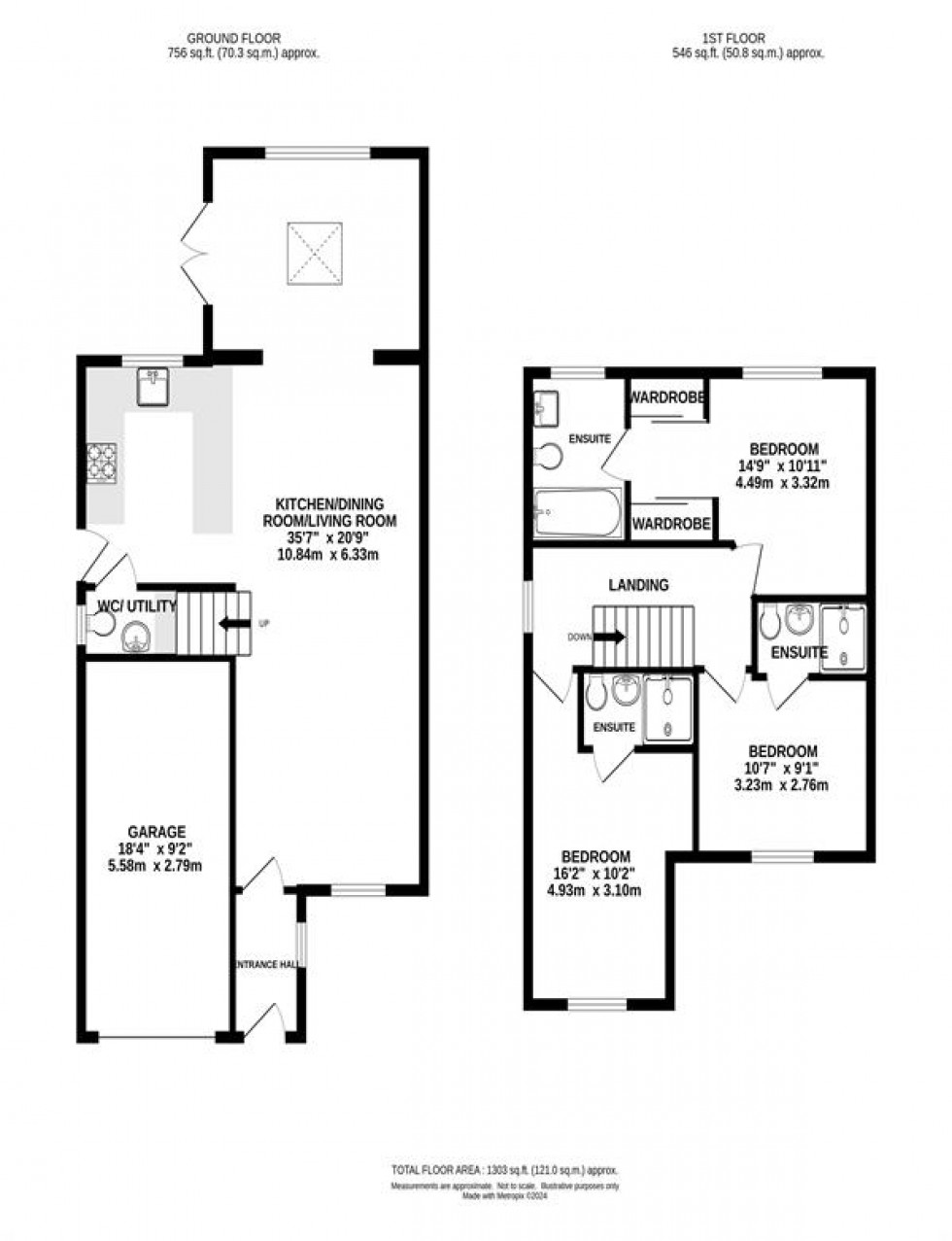 Floorplan for Mereside Close (Plot 4), Maw Green