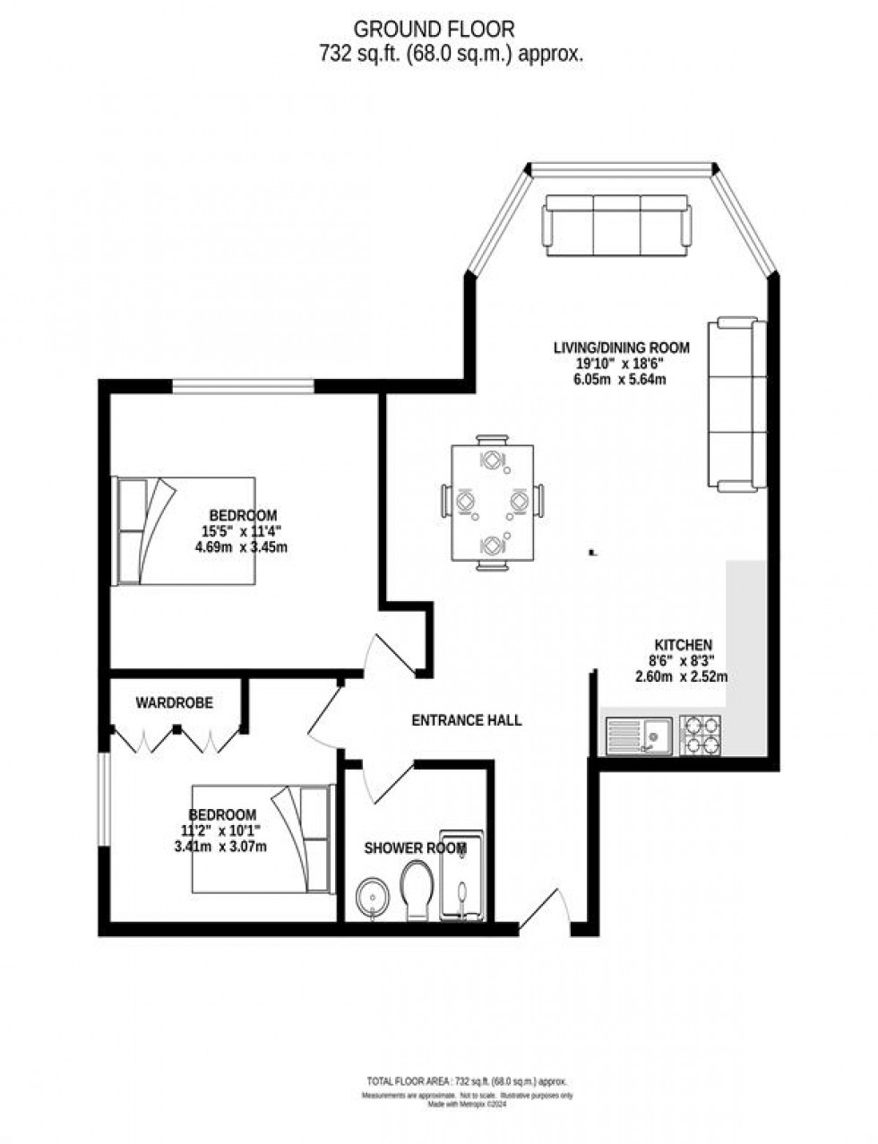 Floorplan for Green Street, Knutsford
