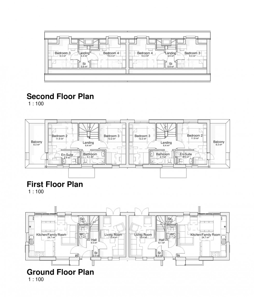 Floorplan for The Paddocks, Hazel Grove