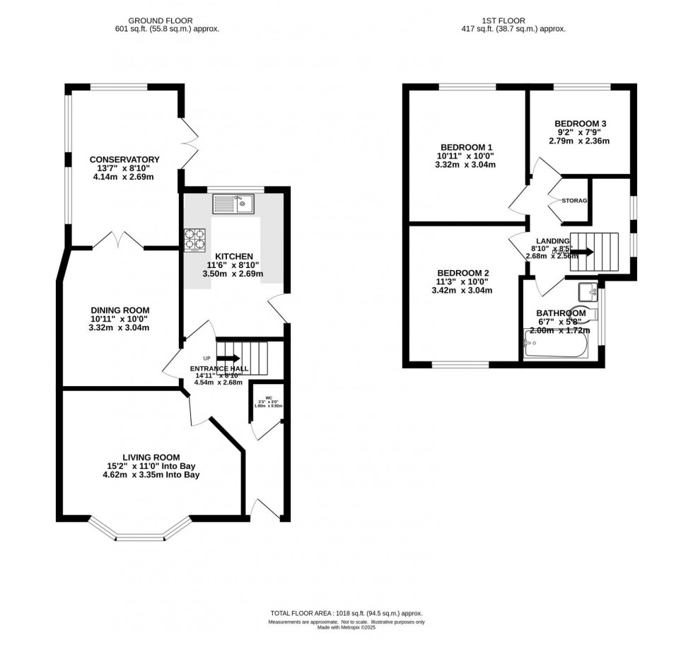 Floorplan for Norleigh Road, Northenden