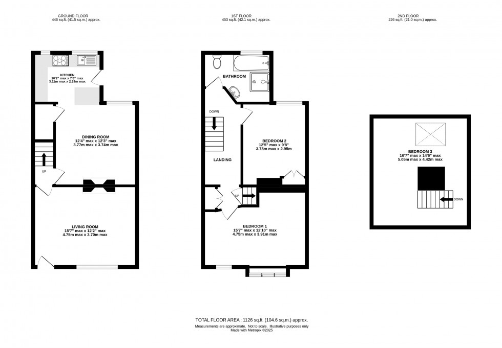 Floorplan for London Road, Northwich