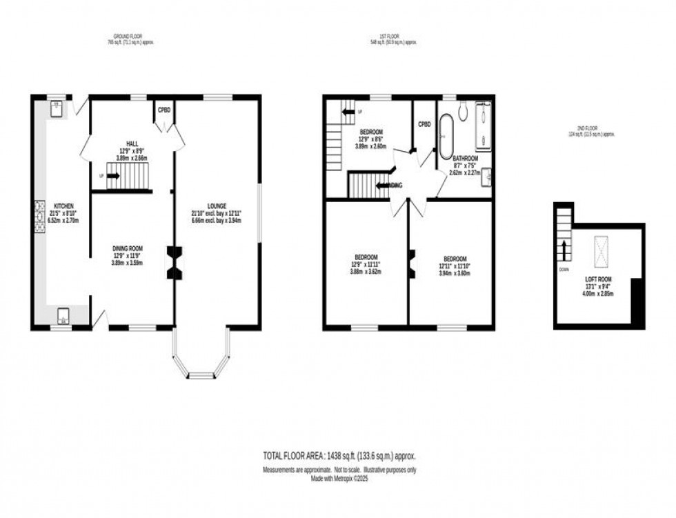 Floorplan for Barmoor Clough, Dove Holes, Buxton