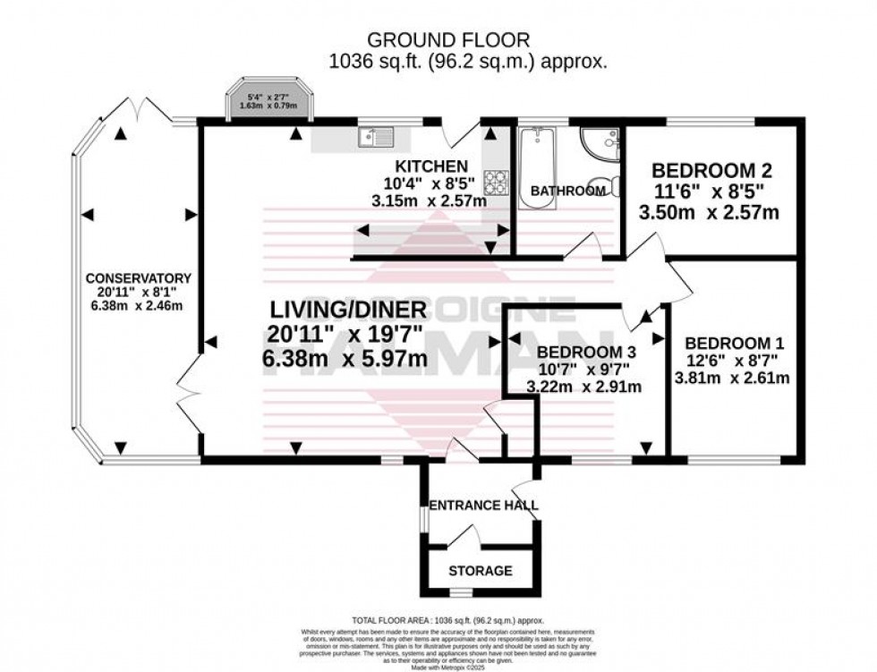Floorplan for Edenbridge Road, Cheadle Hulme, Cheadle