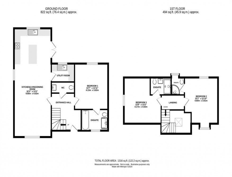 Floorplan for Mereside Close, Maw Green Road, Crewe