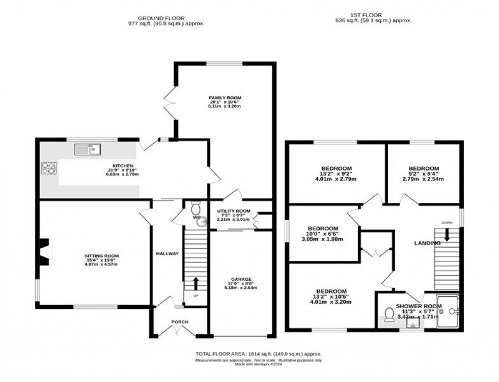 Floorplan for Meadowfield, Whaley Bridge, High Peak