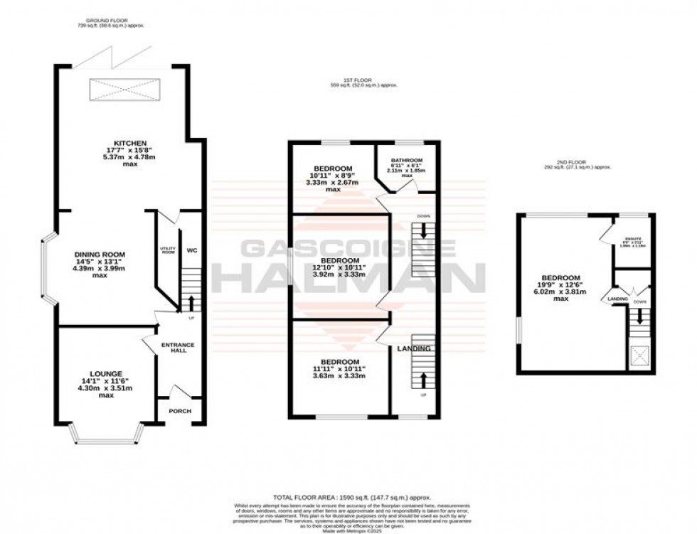 Floorplan for St Mary's Road, Sale