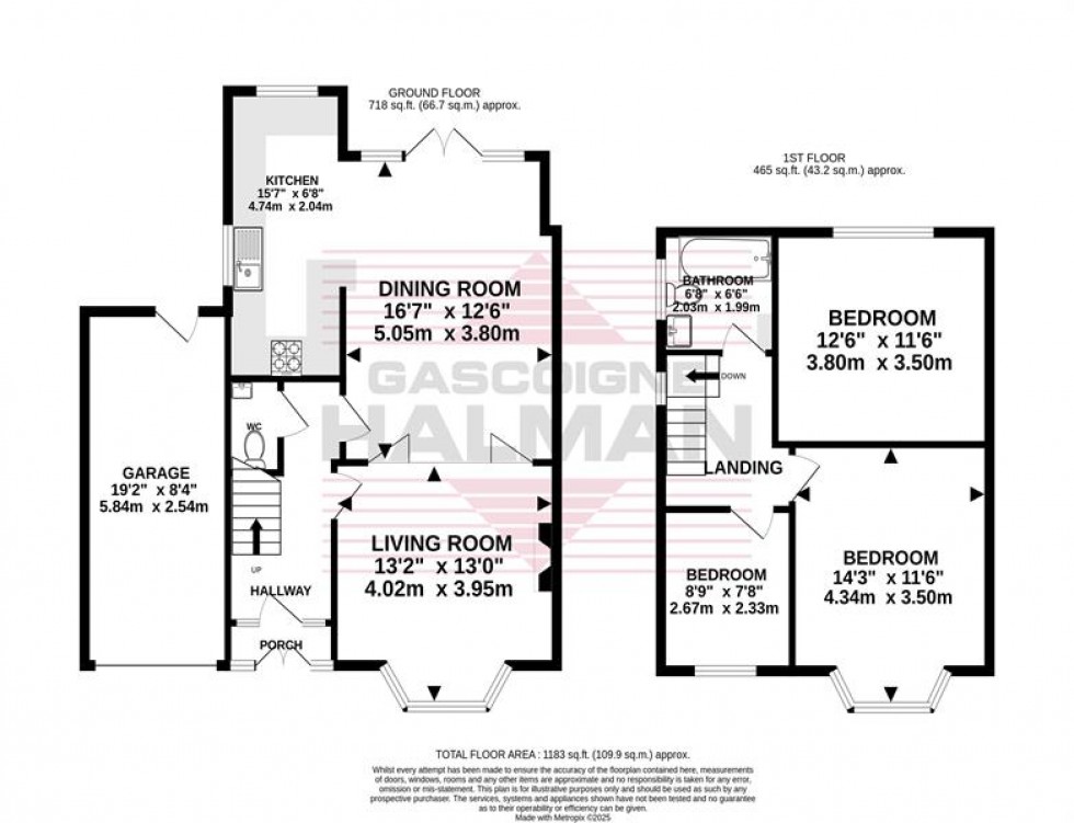 Floorplan for Norwood Road, Gatley, Stockport