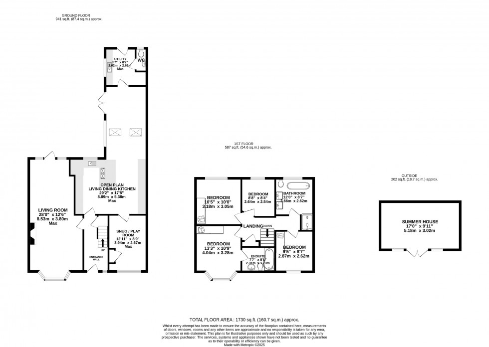 Floorplan for Rostherne Road, Wilmslow