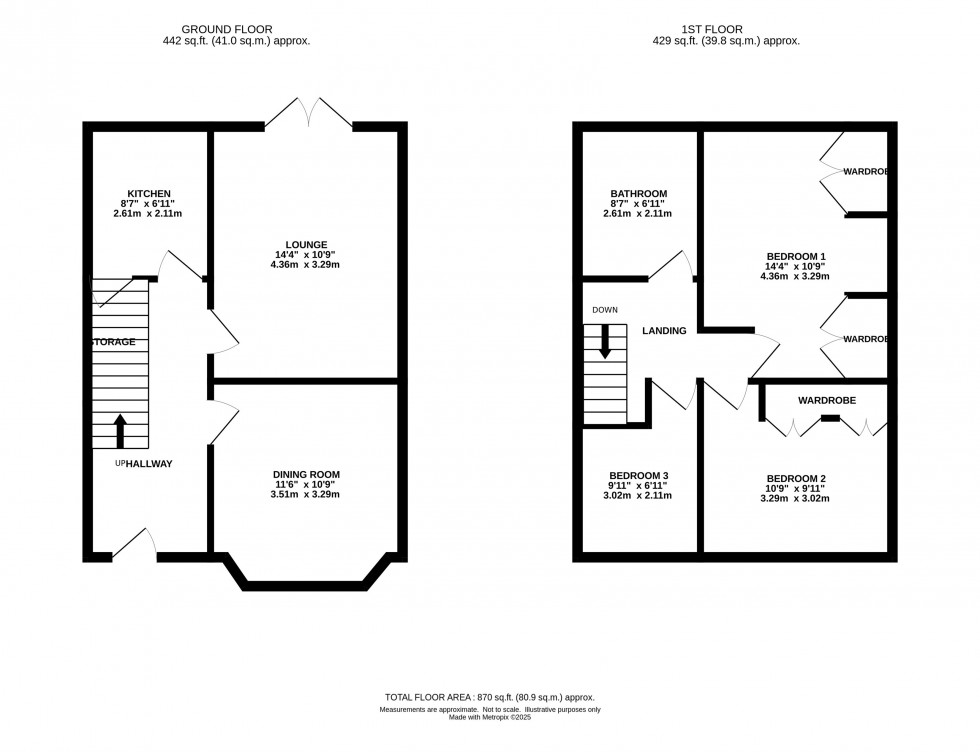 Floorplan for Rossett Avenue, Timperley, Altrincham