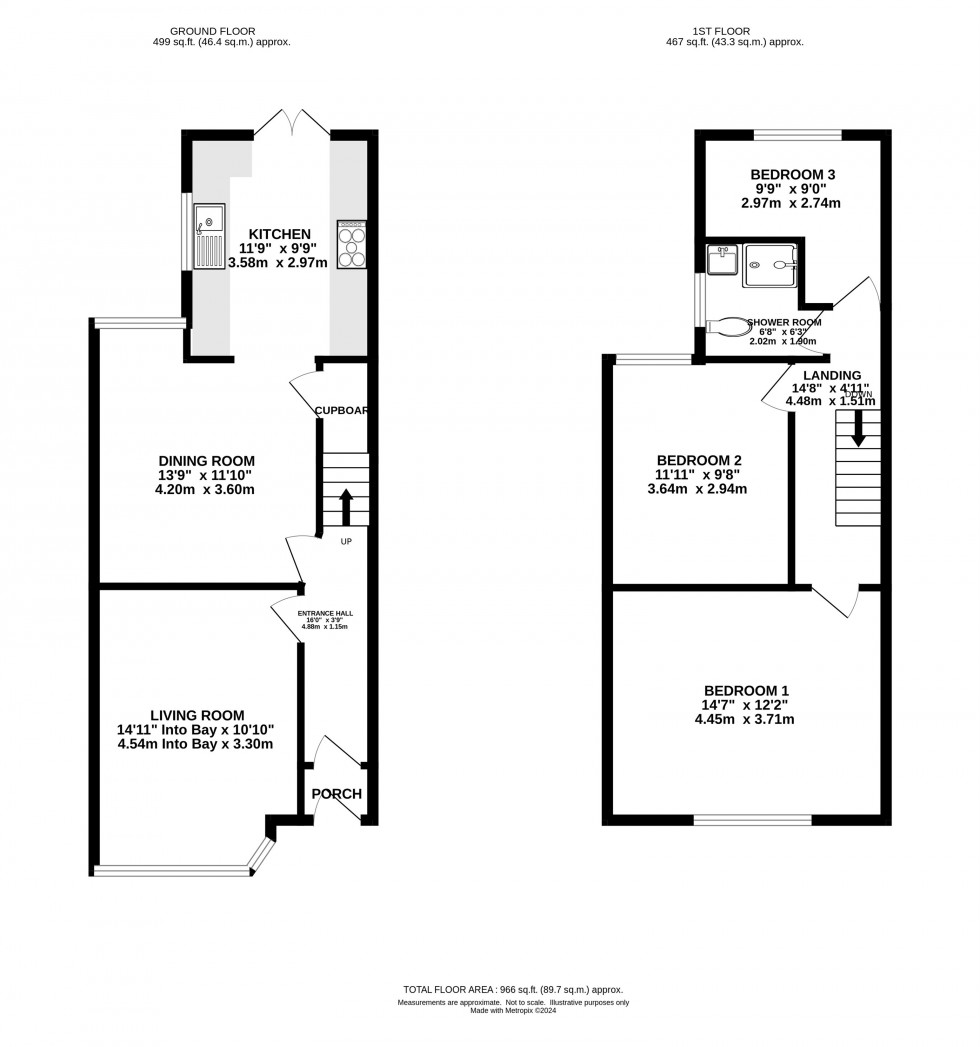 Floorplan for Disley Avenue, West Didsbury