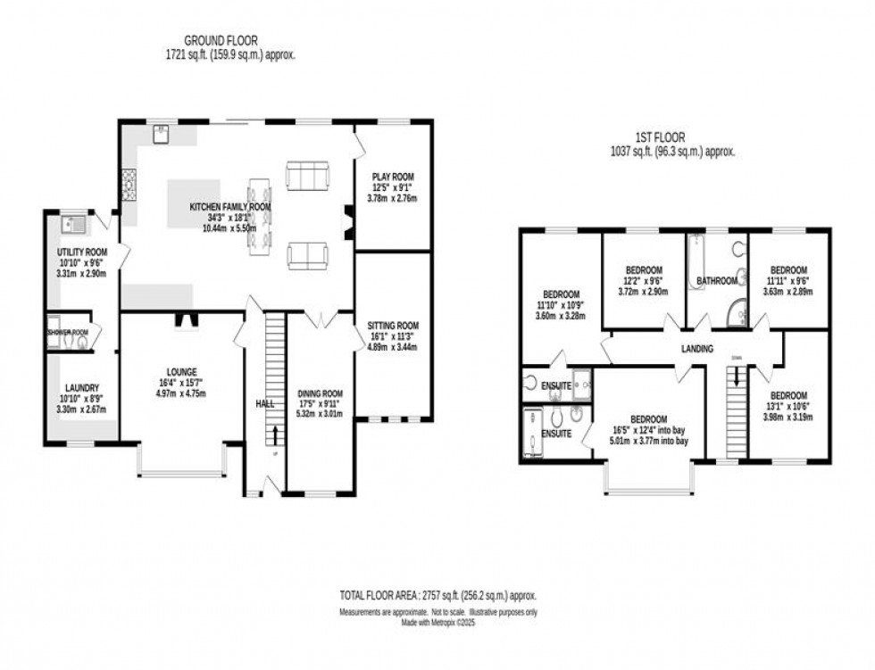 Floorplan for St. Anns Close, Chapel-En-Le-Frith, High Peak