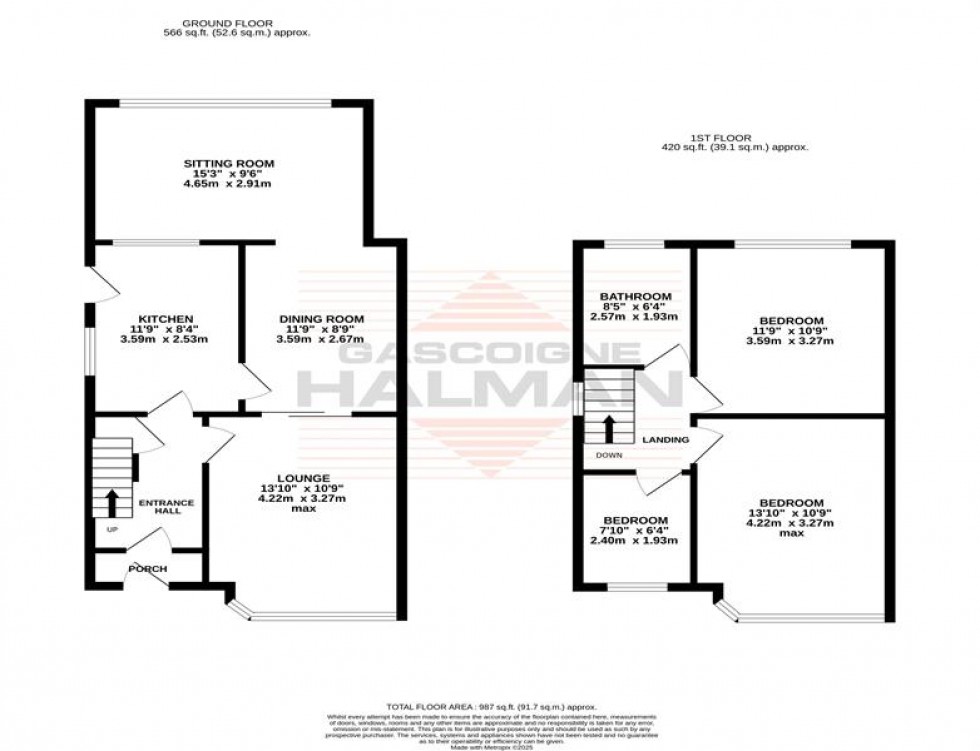 Floorplan for Carlyn Avenue, Sale