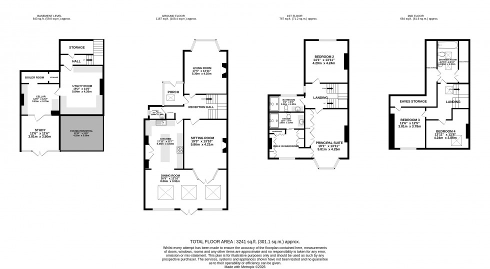 Floorplan for Hawthorn Lane, Wilmslow