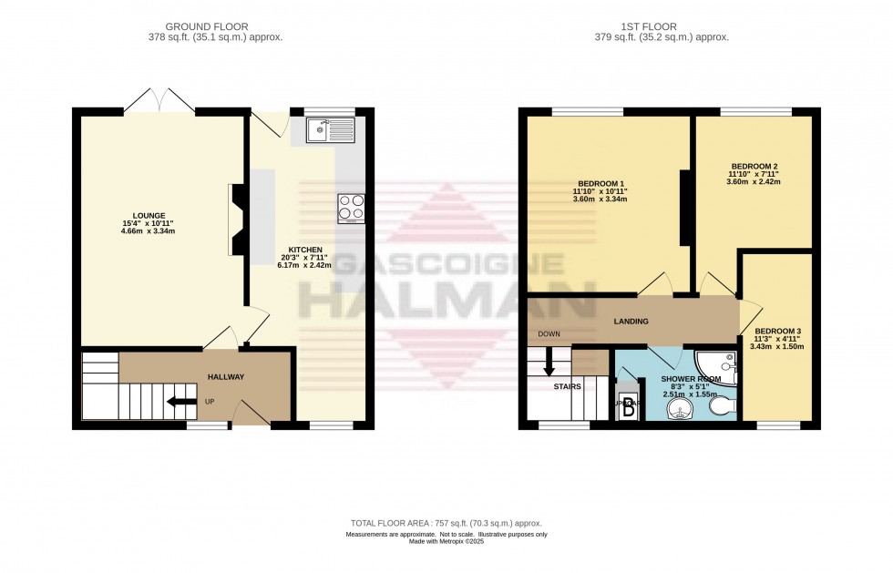 Floorplan for Hadfield Road, Hadfield, Glossop