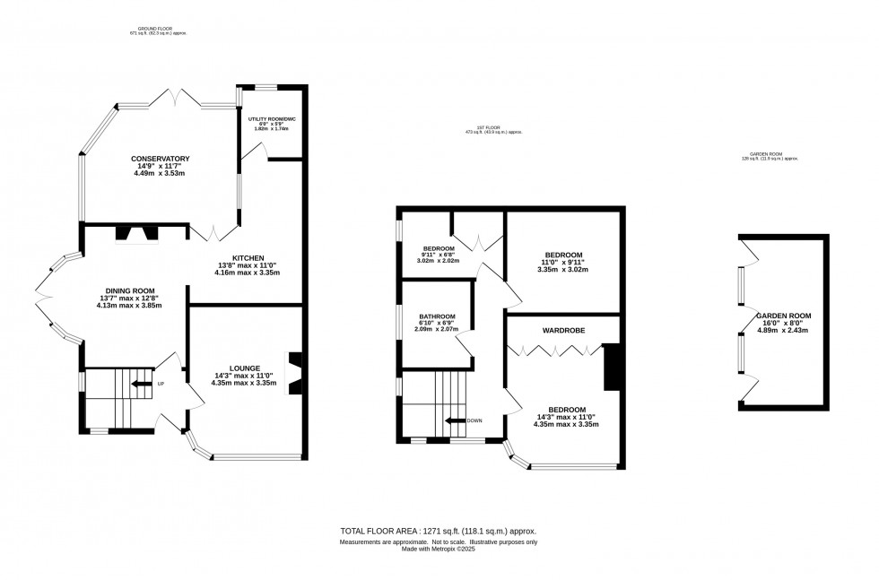 Floorplan for Irwell Road, Warrington