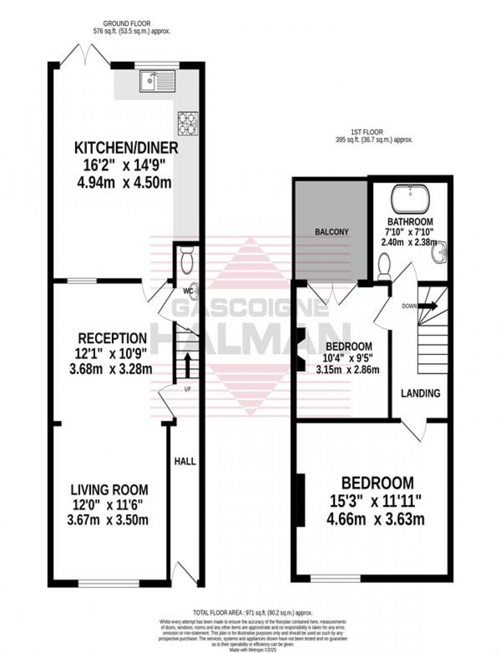 Floorplan for Brooklyn Road, Cheadle