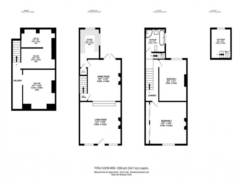 Floorplan for Shaw Road, Heaton Moor