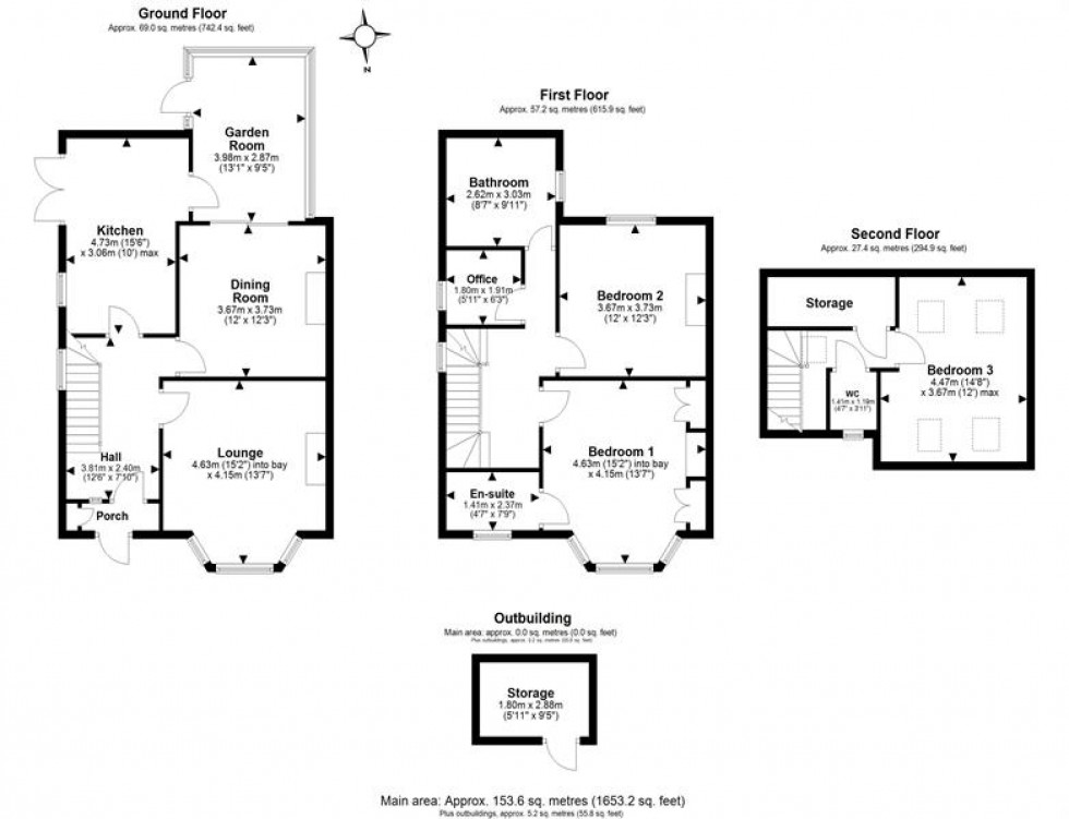 Floorplan for Church Road, Frodsham