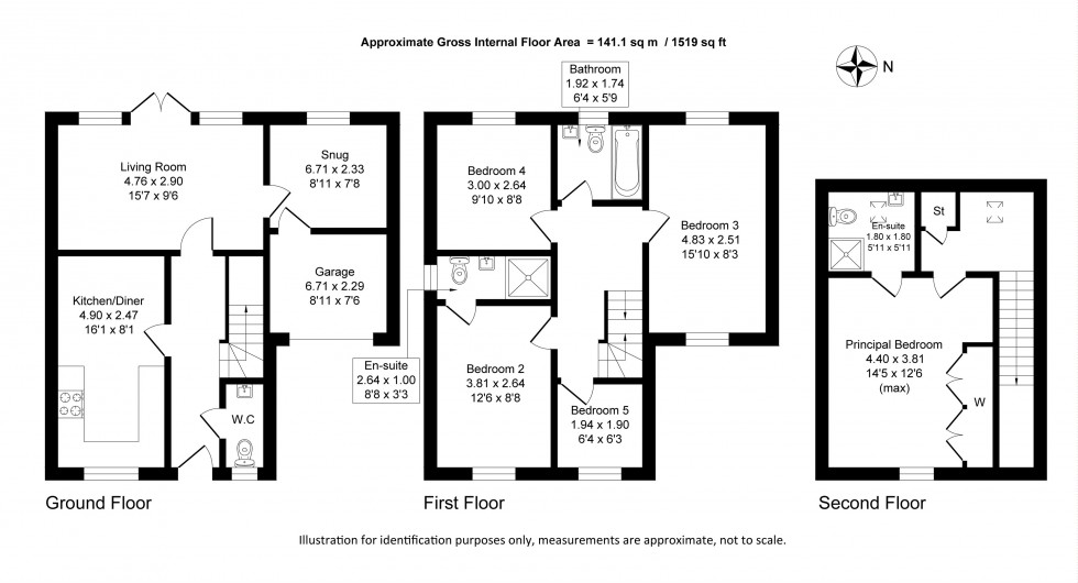 Floorplan for School Drive, Lymm