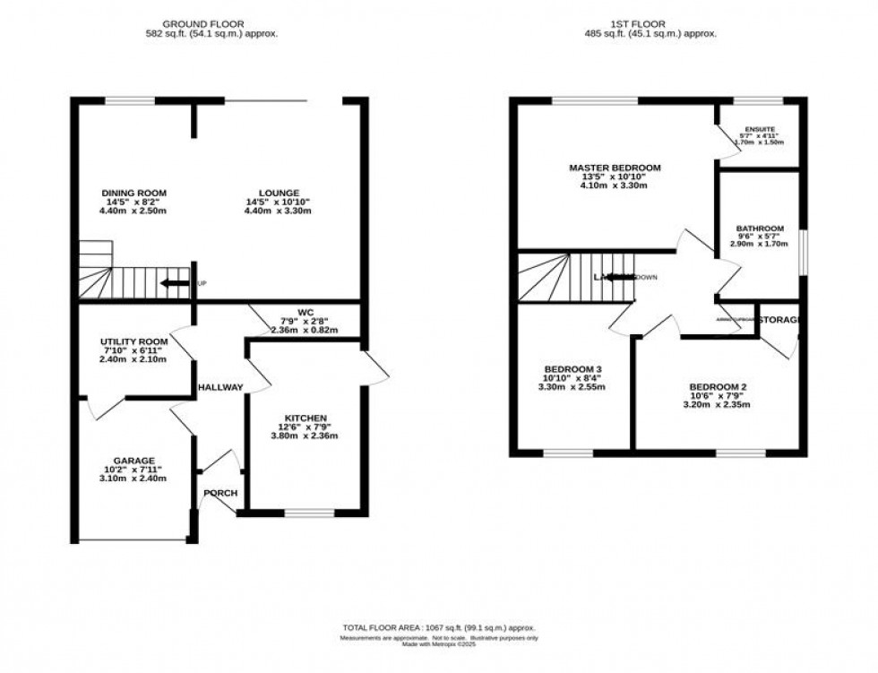 Floorplan for Mereside Close, Macclesfield