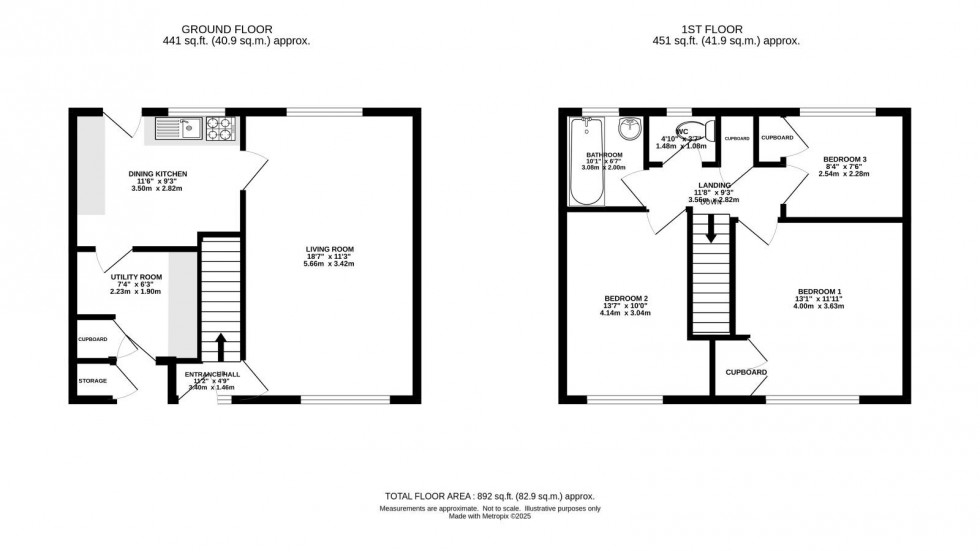 Floorplan for Lovett Walk, Northenden