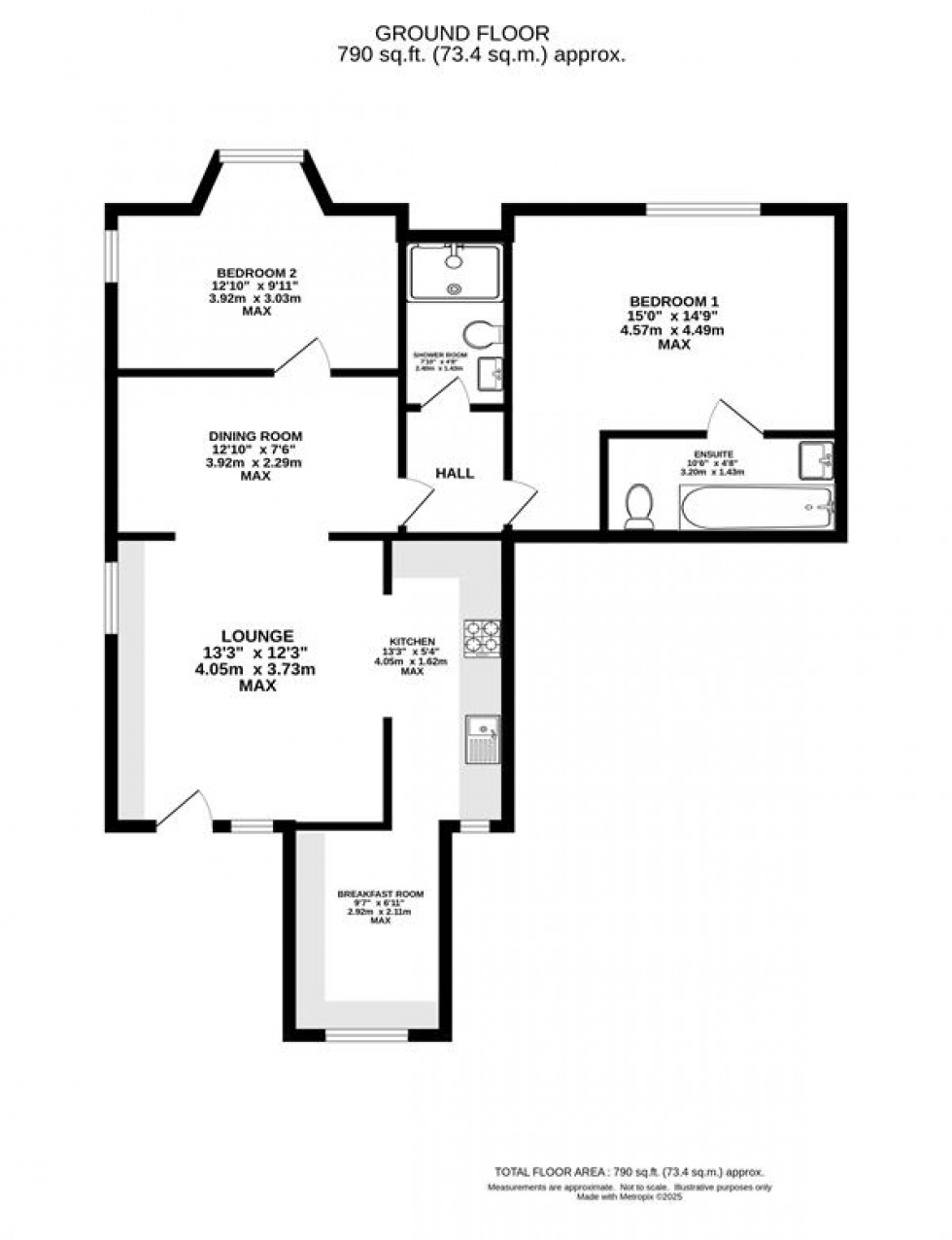 Floorplan for Heaton Moor Road, Heaton Moor