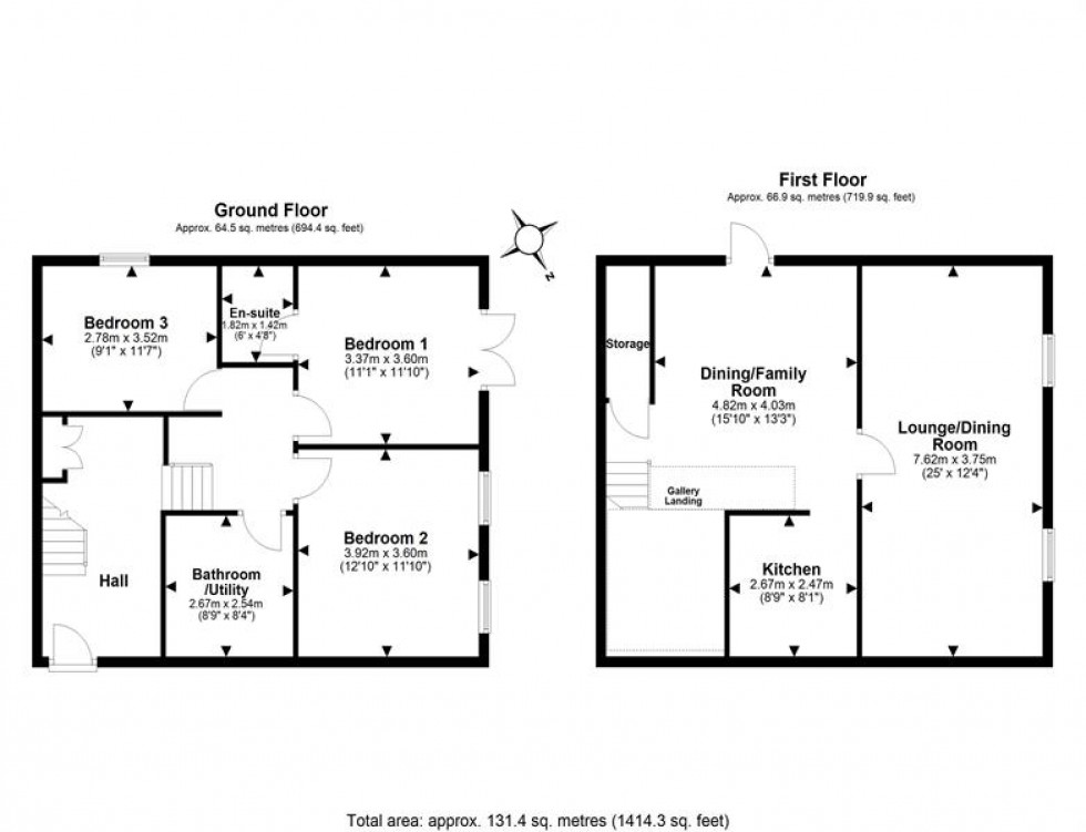 Floorplan for Rose Farm, Chester Road, Helsby, Frodsham