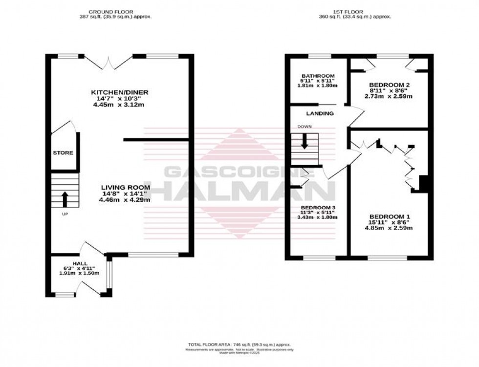 Floorplan for Chevin Gardens, Bramhall