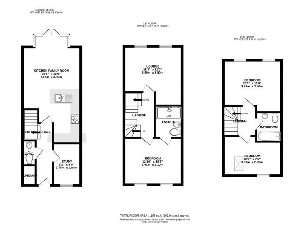 Floorplan for Goodman Close, Chapel-En-Le-Frith, High Peak