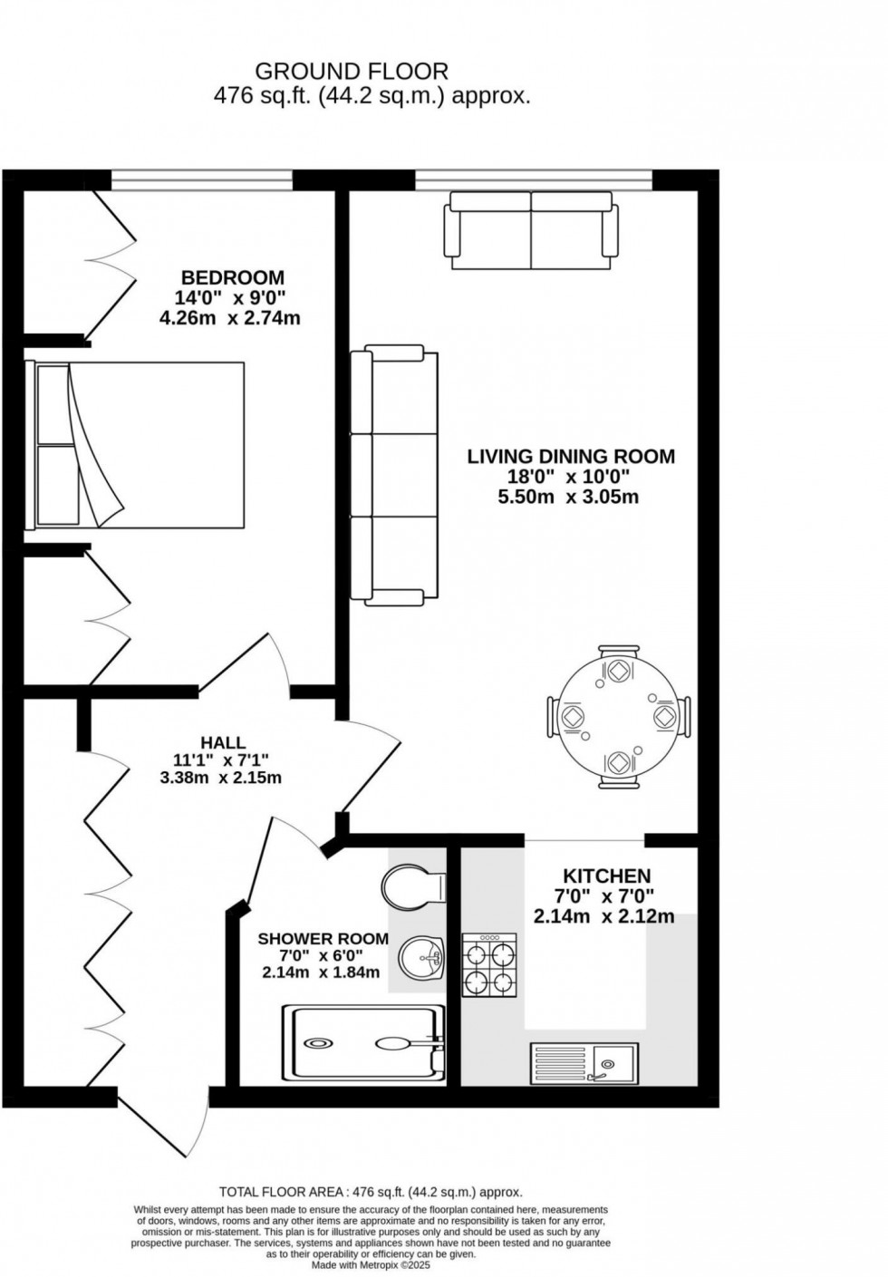 Floorplan for Oakwood, Tabley Road, Knutsford