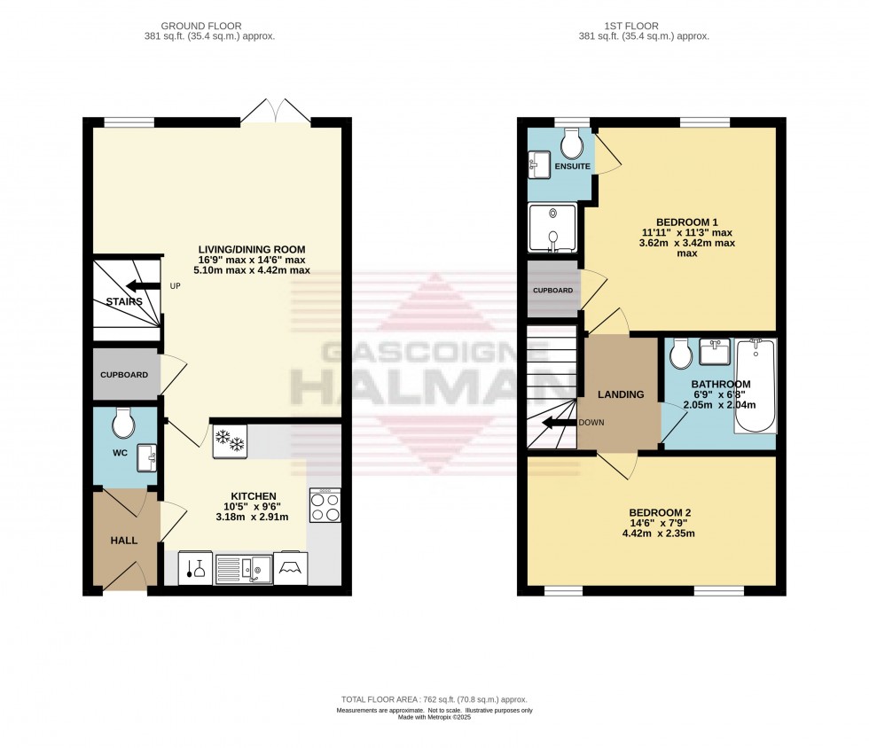 Floorplan for Mossy Lea Drive, Glossop
