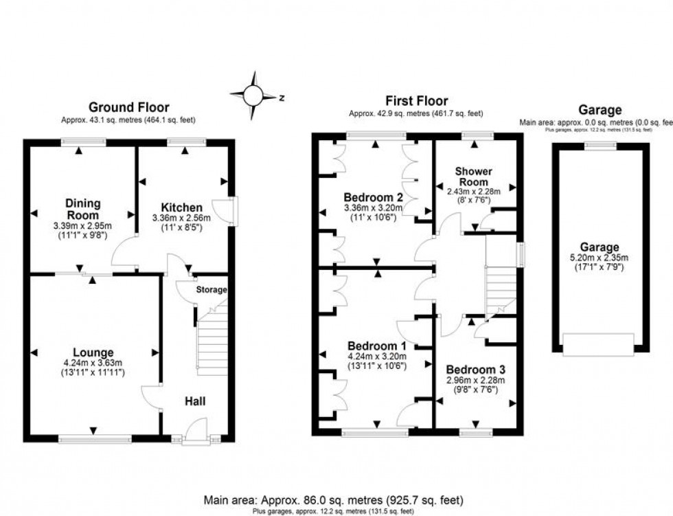 Floorplan for The Willows, Frodsham