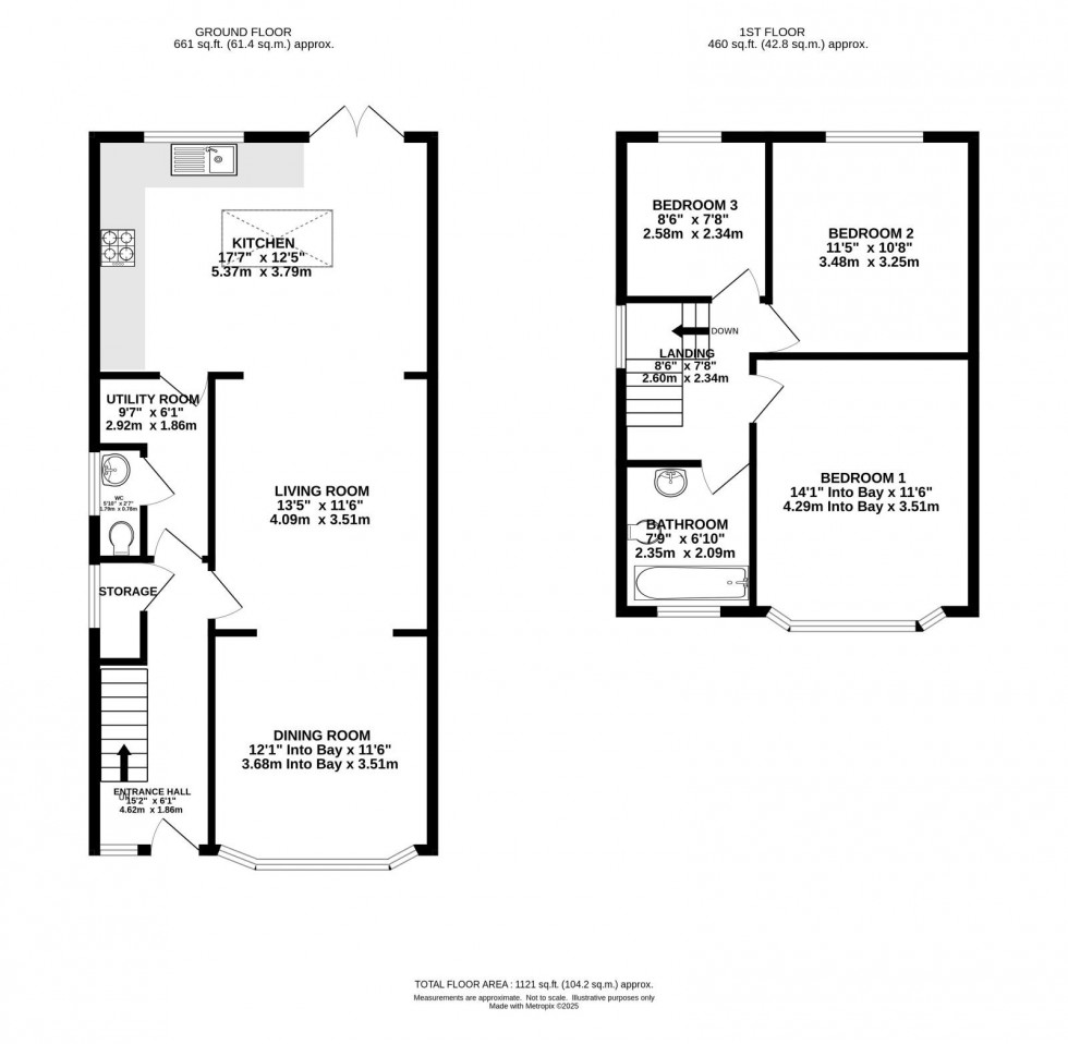 Floorplan for Heyscroft Road, Withington