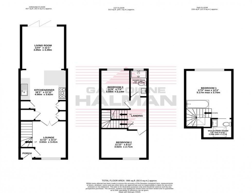 Floorplan for Cromer Road, Cheadle, Stockport