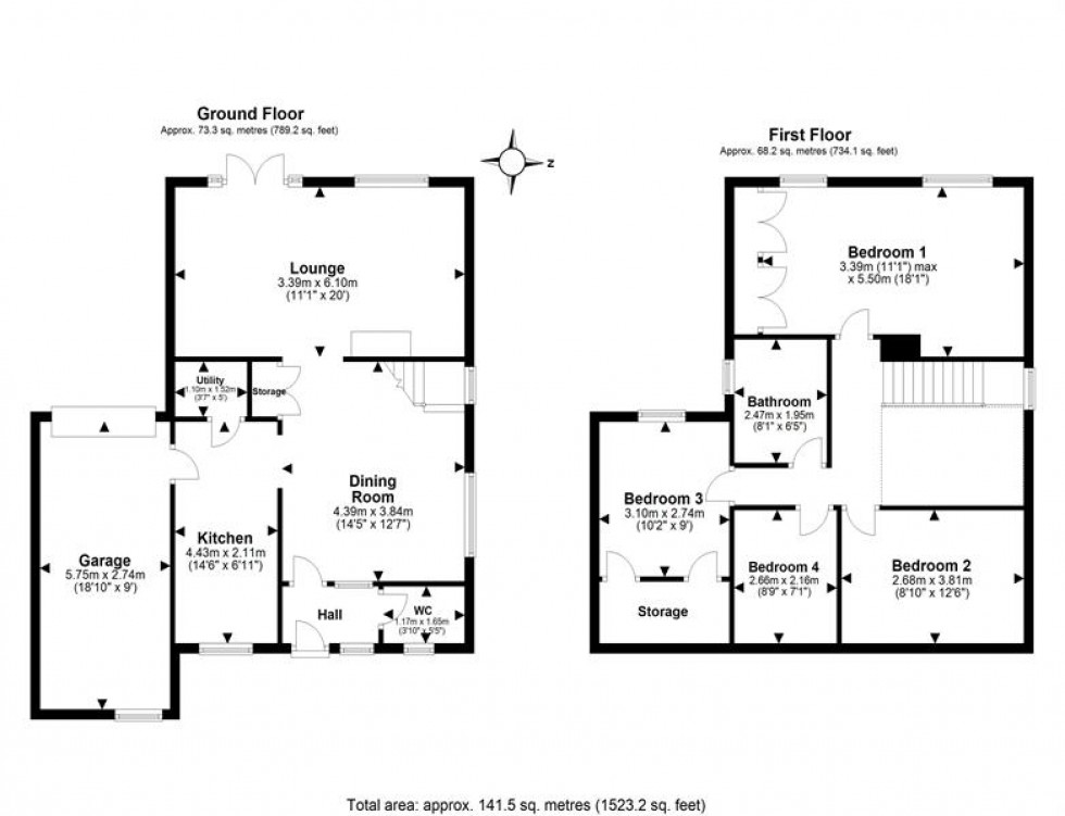 Floorplan for Cedarwood, Delamere Park, Cuddington