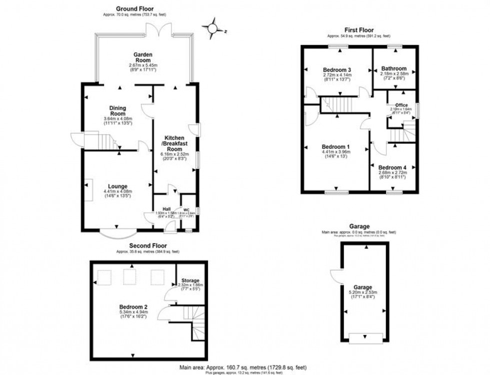 Floorplan for Ashlands, Frodsham