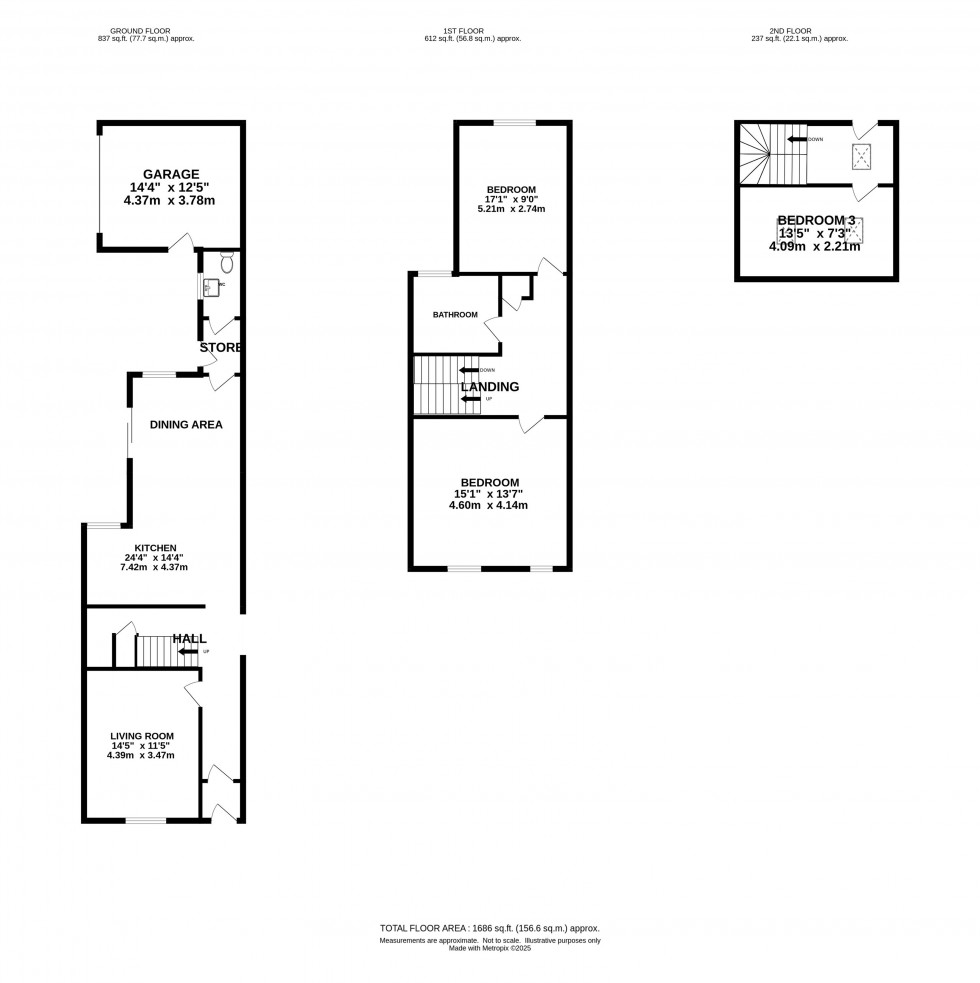 Floorplan for Lockside, Marple