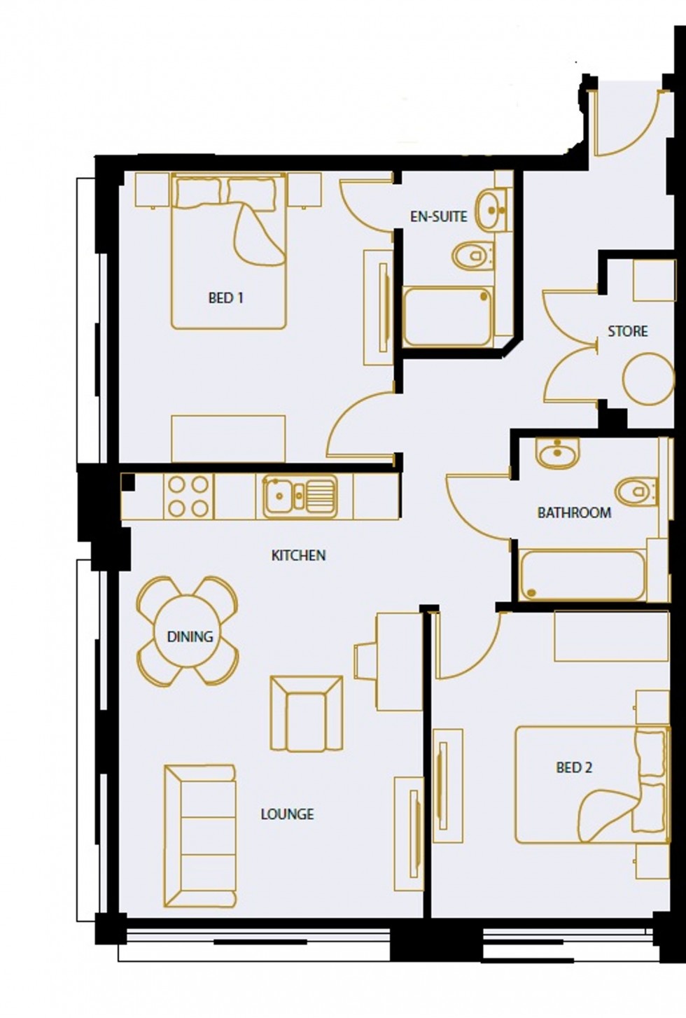 Floorplan for Washway Road, Sale Point, M33