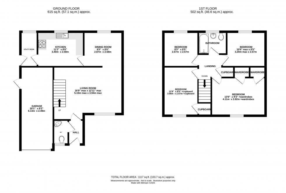 Floorplan for Dornoch Court, Holmes Chapel
