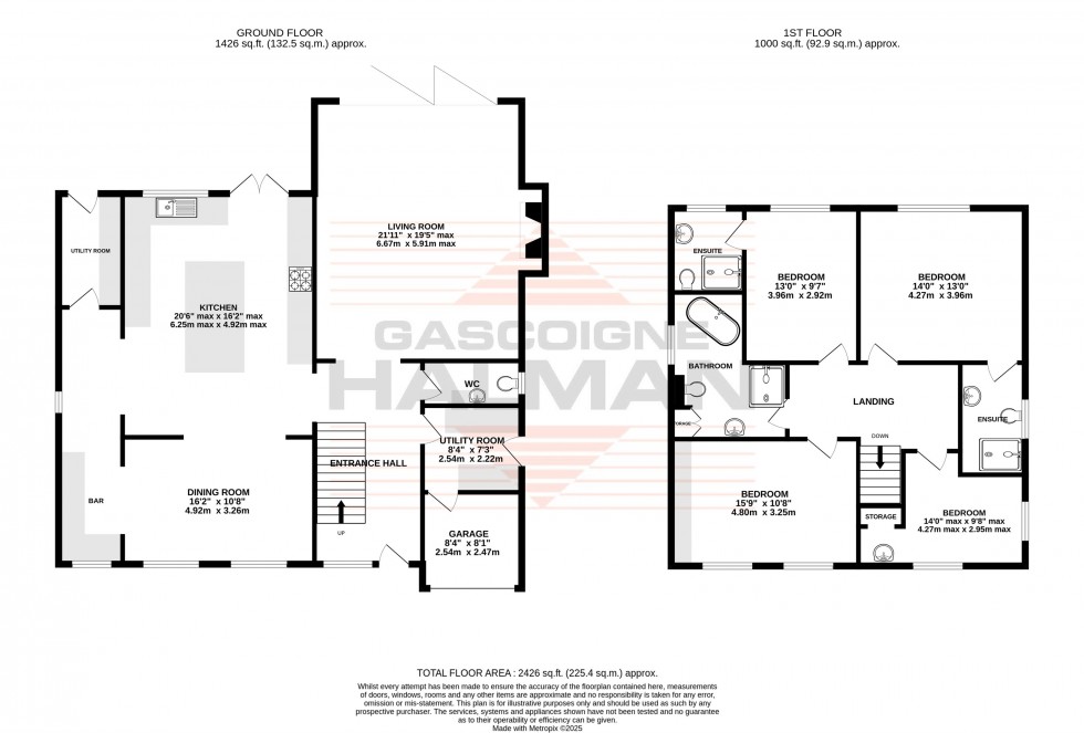 Floorplan for Brooklands Road, Manchester